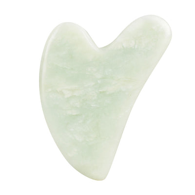 Sublimez votre rituel beauté avec ce Gua Sha en jade naturel, façonné pour épouser parfaitement les courbes de votre visage. Ce geste ancestral stimule la circulation, draine et lisse la peau pour un éclat immédiat.