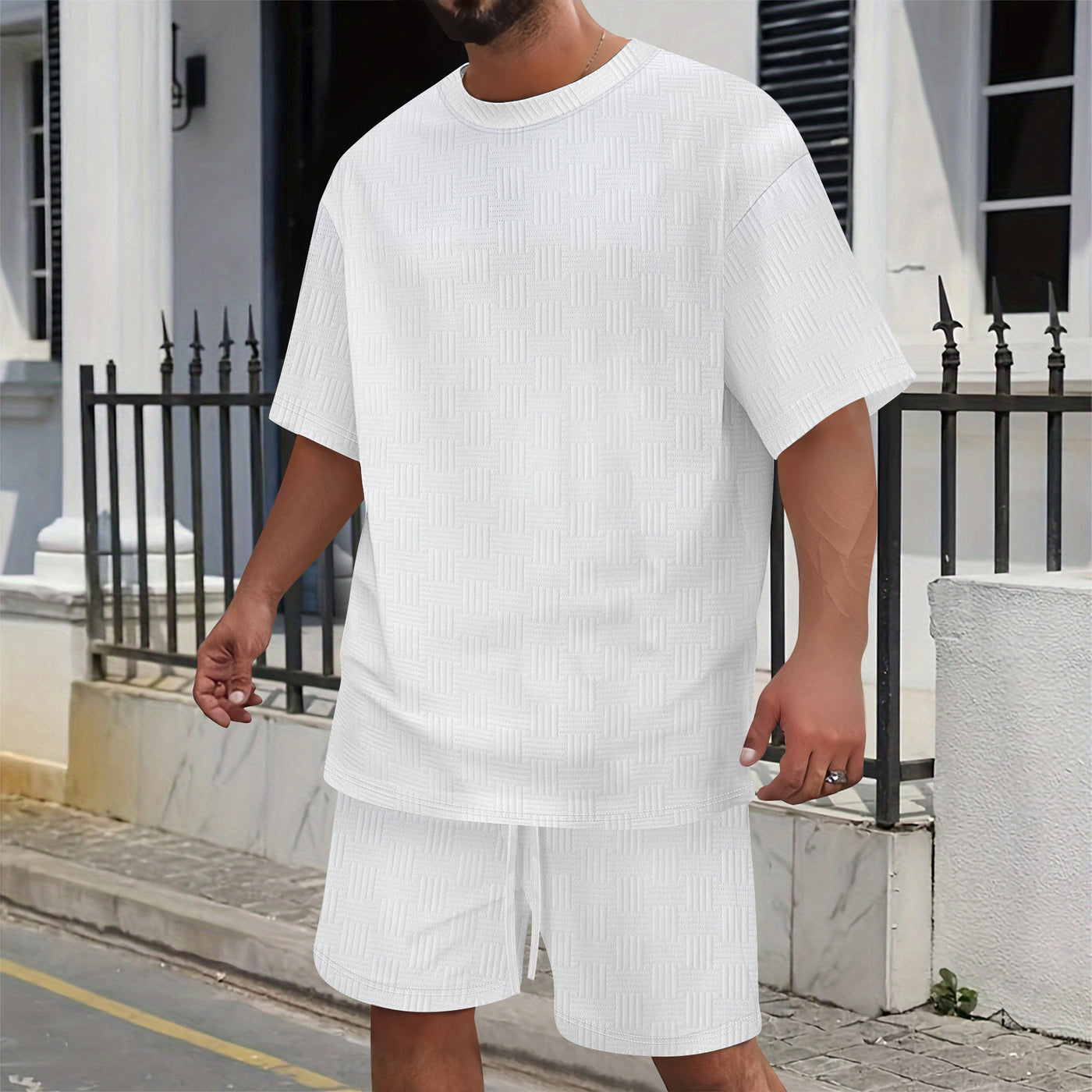 Men's T-shirt Shorts Casual Suit