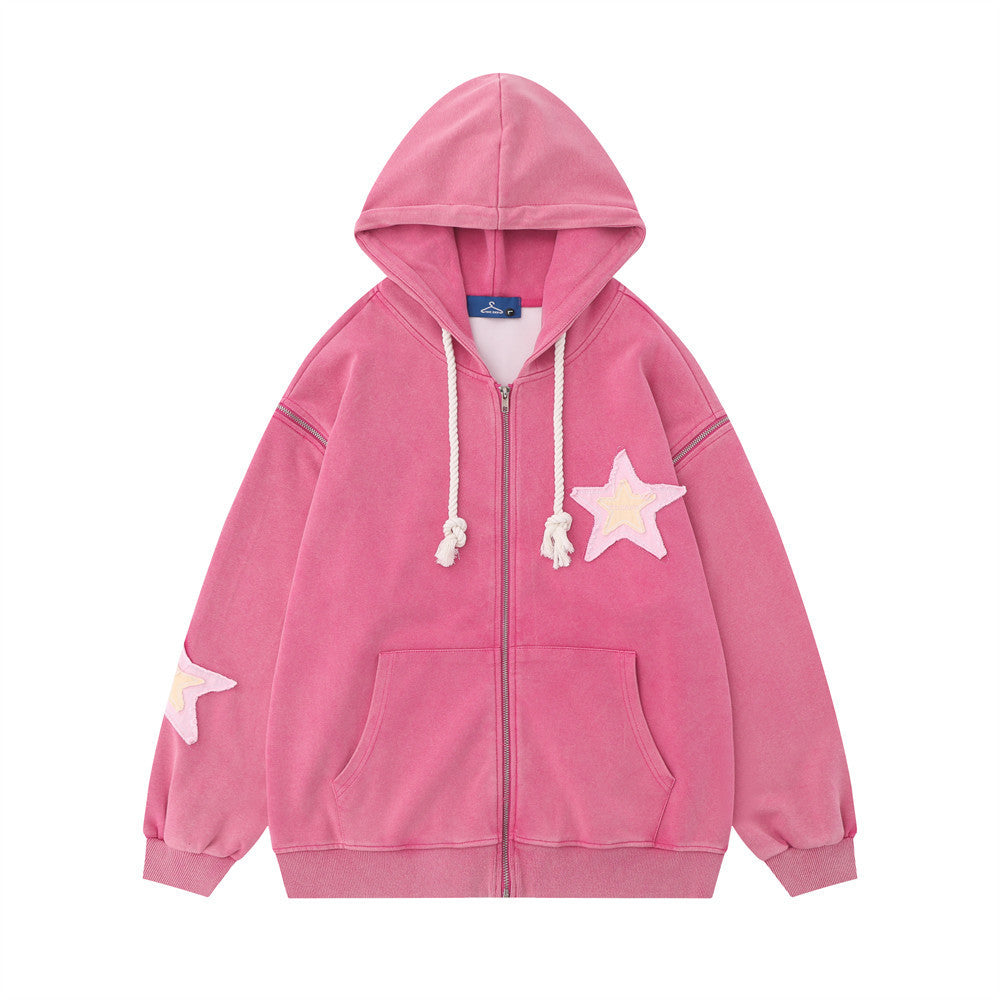 Five-pointed Star Paste Cloth Embroidery Male