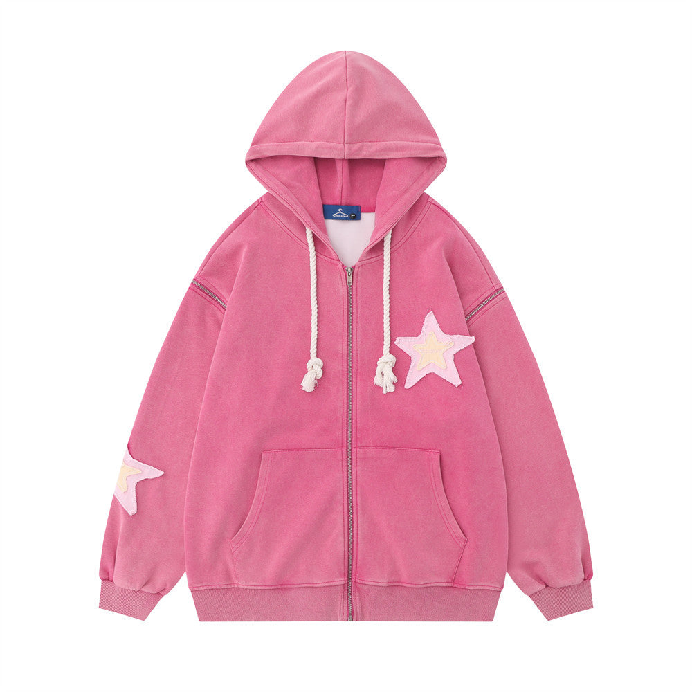 Five-pointed Star Paste Cloth Embroidery Male