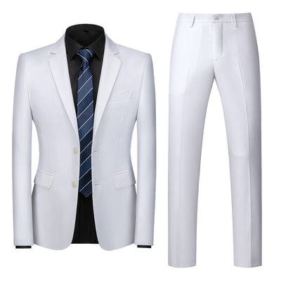 Two-piece Suit With Two Buttons For Wedding